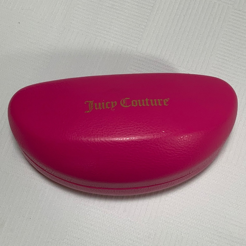 Juicy Couture Hard Glasses or Sunglasses Case - Hot Pink